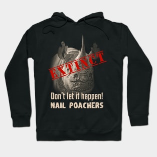 Rhino Extinction Quote Hoodie